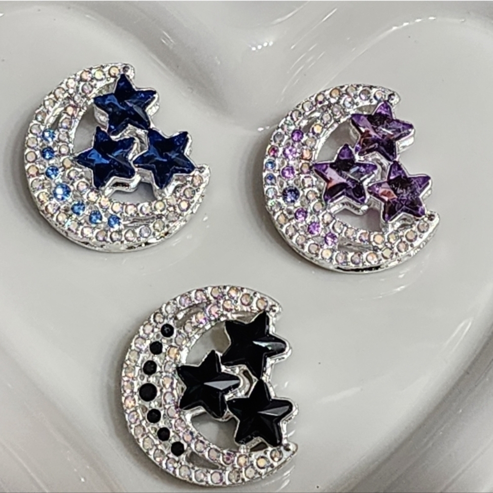 Star Moon Beads Fancy Beads Silver Beaded Pen Jewelry Making‎ 1 Piece
